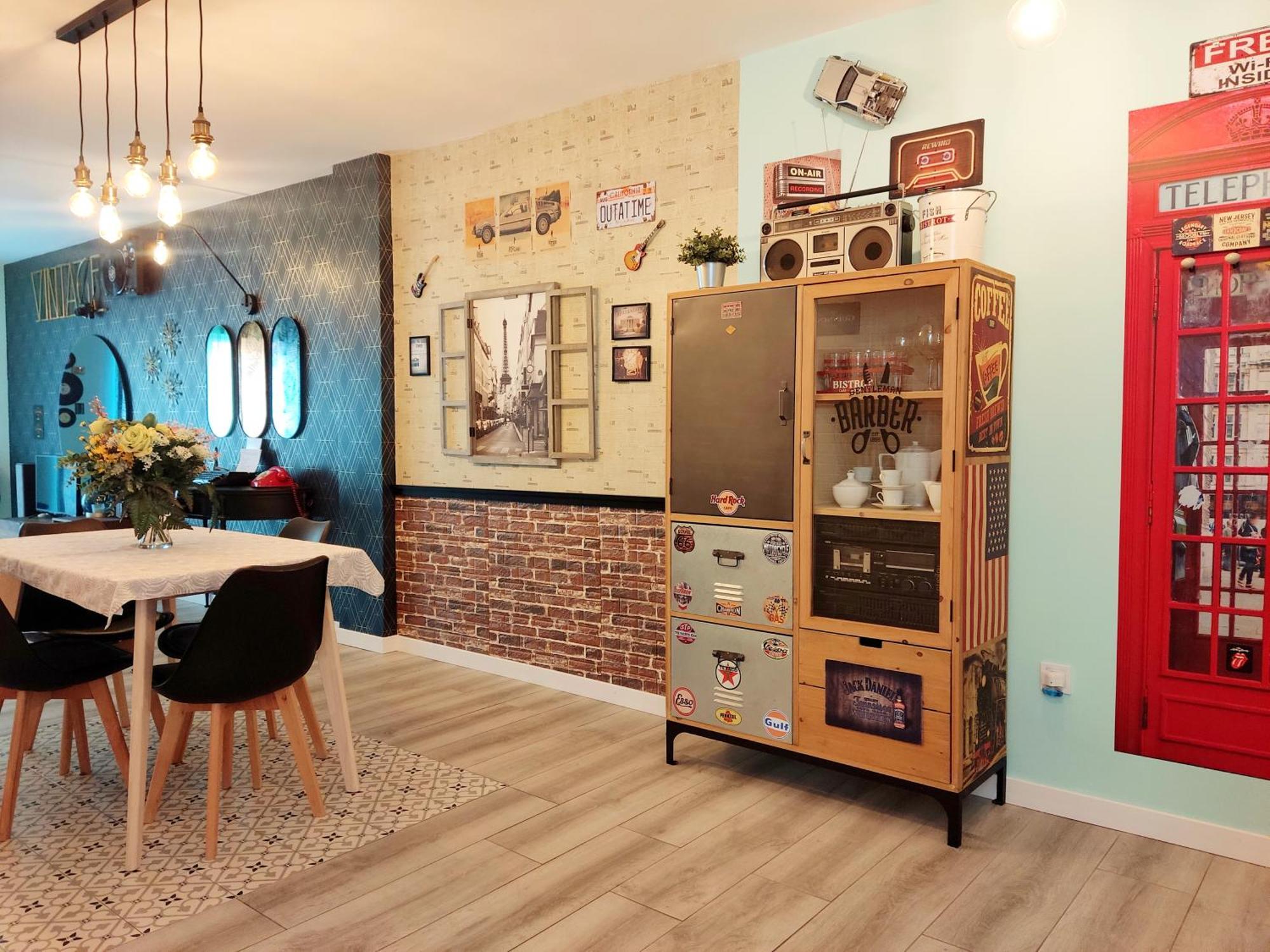 Apartmán 80S Loft Vintage 15' Malaga Airport Free Guest Parking Alhaurín de la Torre Exteriér fotografie